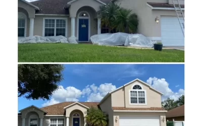 ROOF CLEANING, DRIVEWAY CLEANING, AND FRONT EXTERIOR CLEANING IN PORT ST. LUCIE, FL